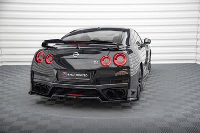 Rear Splitter (with vertical bars) Nissan GTR R35 Facelift