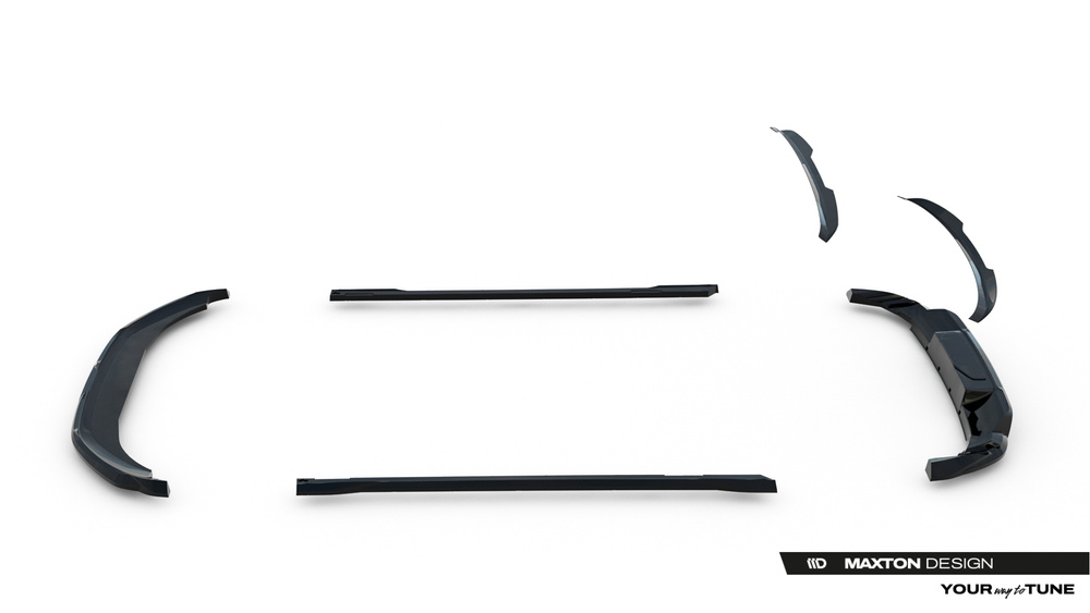 Set of Splitters Porsche Macan EV Mk1