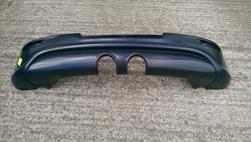 REAR VALANCE VW GOLF V R32 (with 2 exhaust holes, for R32 exhaust)