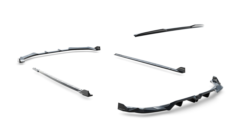 Set of Splitters V.2 Audi RS3 Sportback 8Y Facelift