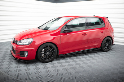 Street Pro Side Skirts Diffusers + Flaps Volkswagen Golf GTI Mk6