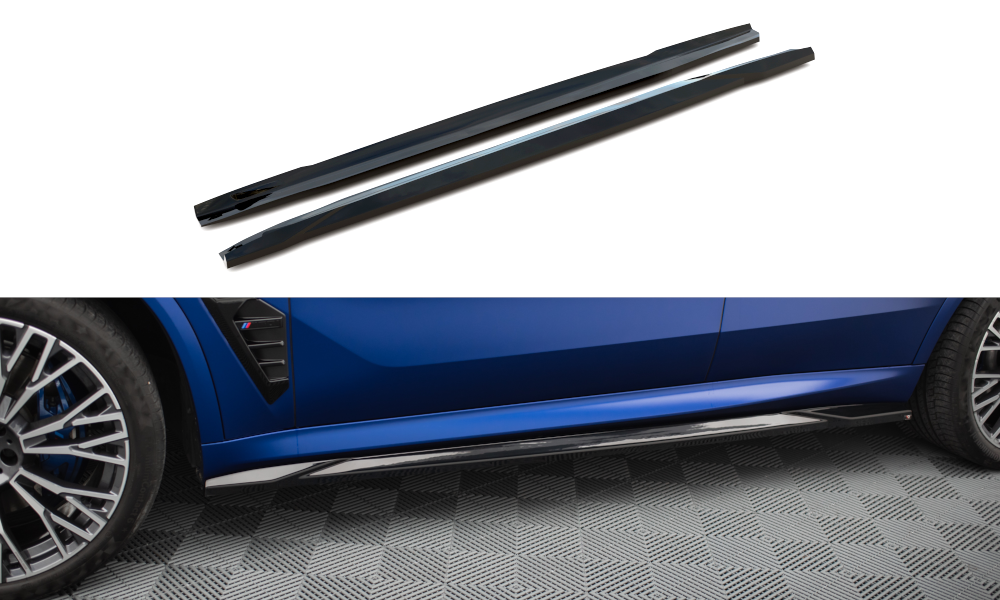 Side Skirts Diffusers V.1 BMW X5 M-Pack G05 Facelift