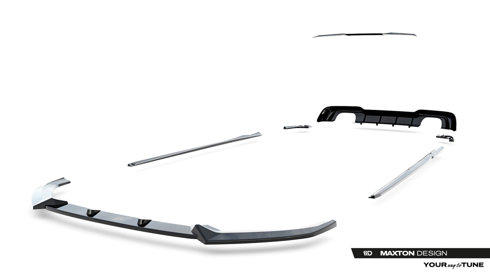 Set of Splitters Audi S3 Sportback 8V Facelift