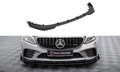 Street Pro Front Splitter + Flaps Mercedes-AMG C43 Coupe / Cabrio C205  Facelift / A205 Facelift