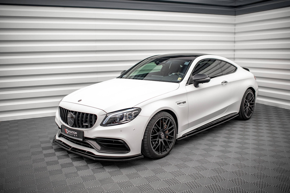 Side Skirts Diffusers V.1 Mercedes-AMG C 63AMG Coupe C205 Facelift