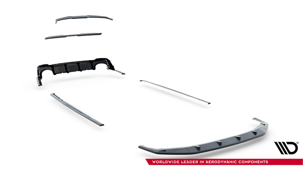 Set of Prepreg Carbon Fiber Splitters Audi RS6 C8 / C8 Facelift