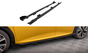 Street Pro Side Skirts Diffusers + Flaps Peugeot 208 GT Mk2