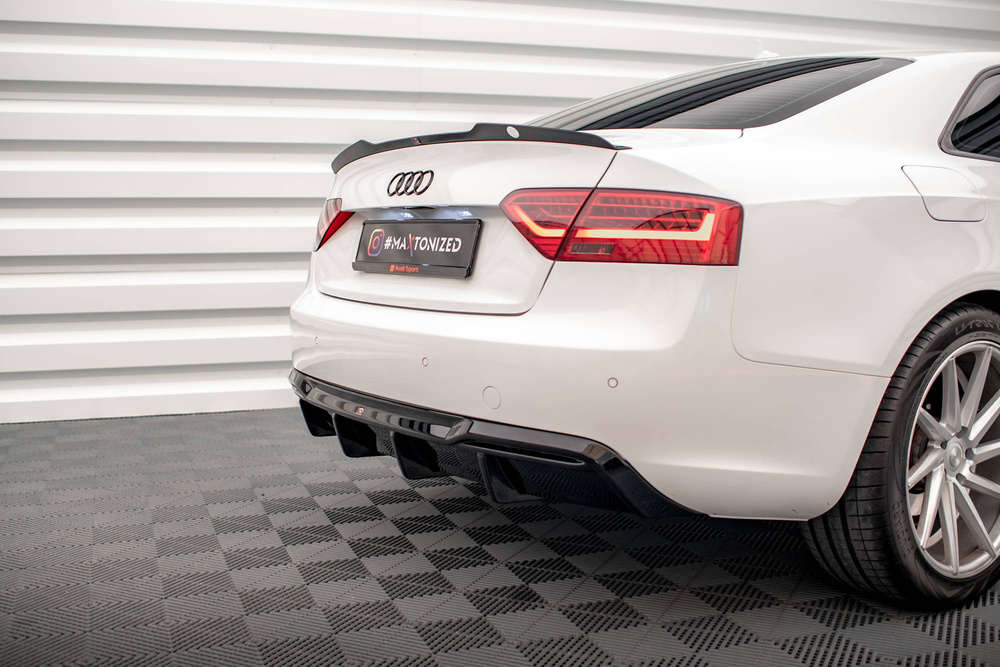 Rear Valance Audi A5 8T Facelift (Version with dual exhausts on one side)