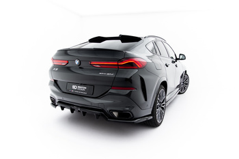 Rear Splitter (with vertical bars) V.1 BMW X6 M-Pack G06 Facelift