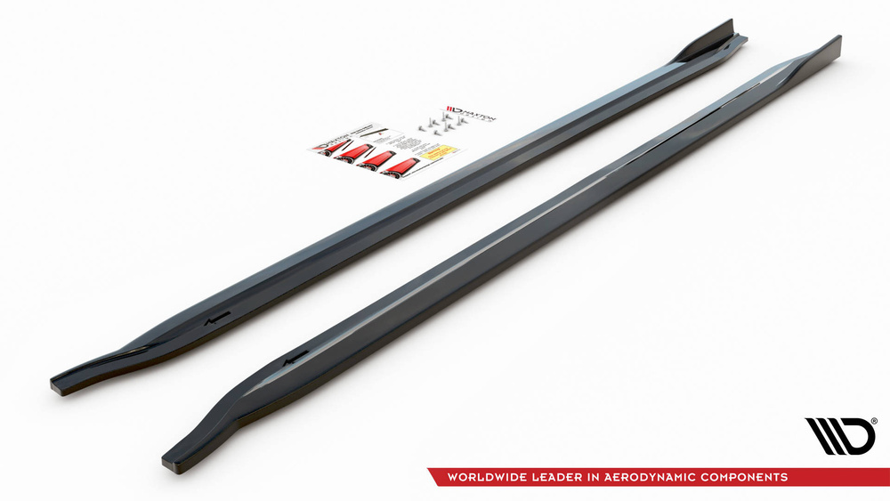 Side Skirts Diffusers V.2 BMW M3 Sedan / Touring G80 / G81