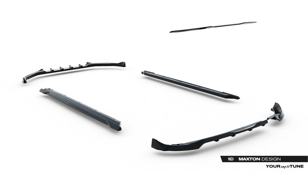 Set of Splitters Opel Corsa F Facelift (Mk6 Facelift)