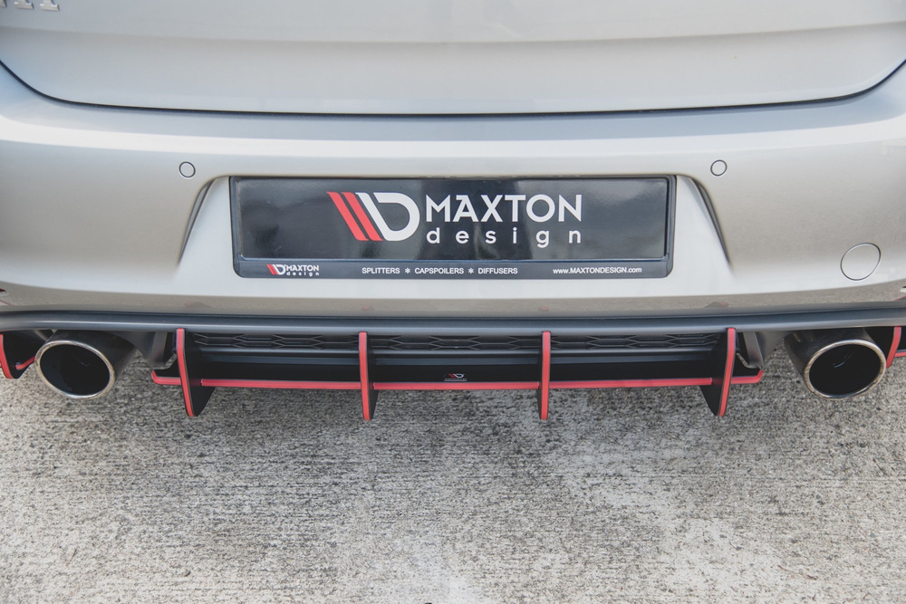 Street Pro Rear Diffuser V.1 VW Golf 7 GTI