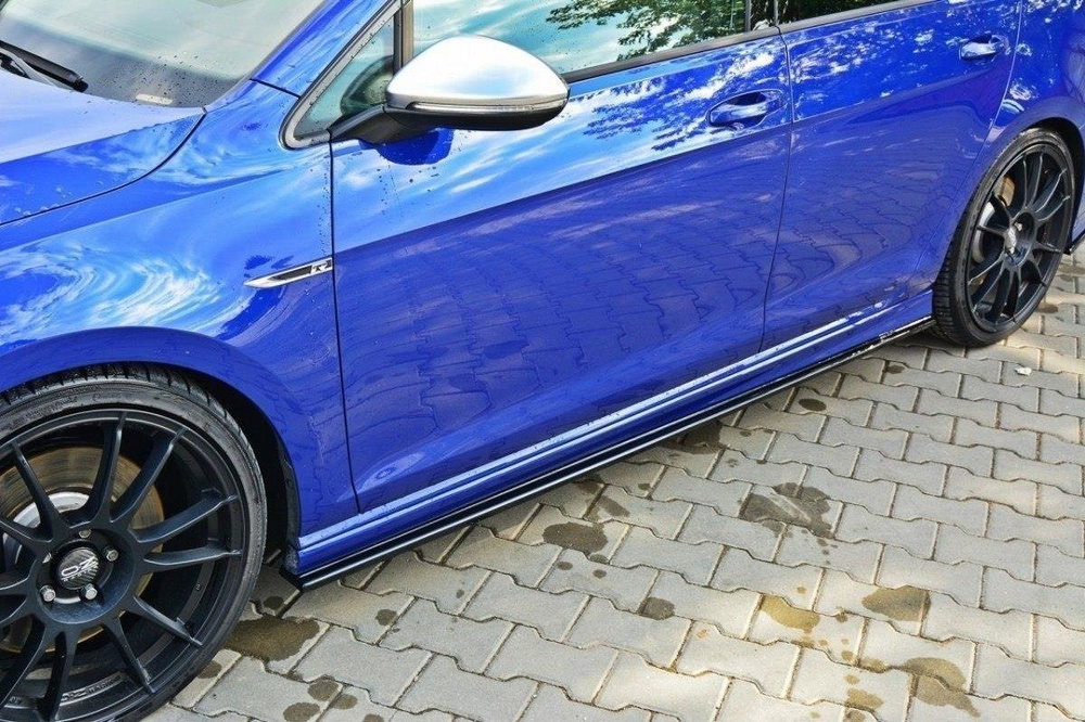 Side Skirts Diffusers V.1 Volkswagen Golf R / R-Line Mk7
