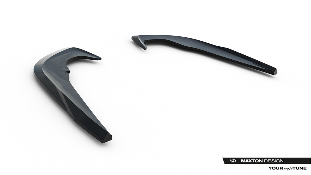 Rear Side Splitters Skoda Octavia Liftback / Combi Mk4 Facelift