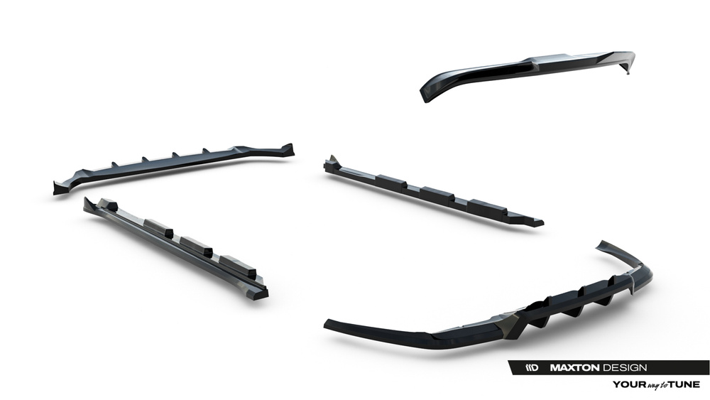 Set of Splitters Land Rover Range Rover Velar R-Dynamic Mk1 (The kit is not compatible with a towbar)