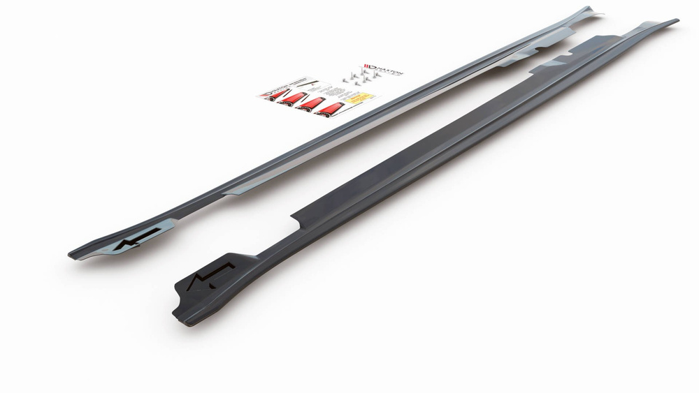 Side Skirts Diffusers V.2 Porsche Panamera Turbo 970 Facelift