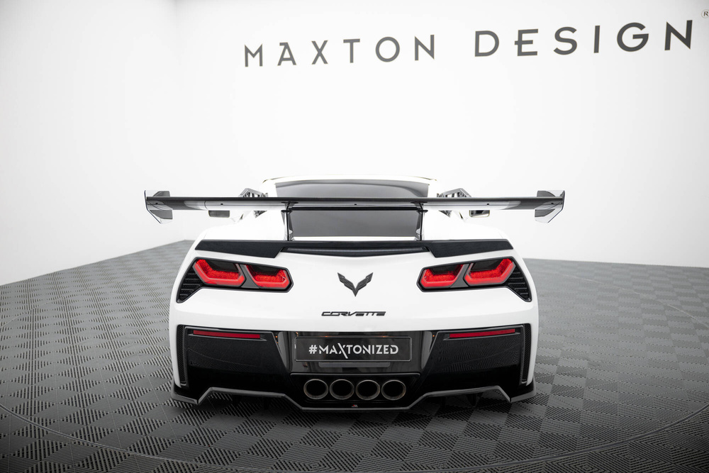 Carbon Spoiler With Upper Swan Mounting  Chevrolet Corvette Stingray / Grand Sport C7